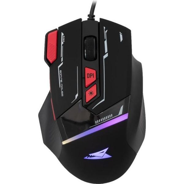 Baracuda Gaming-Maus Manta, 8D, 12800 Dpi, Nero (BGM-041)-image