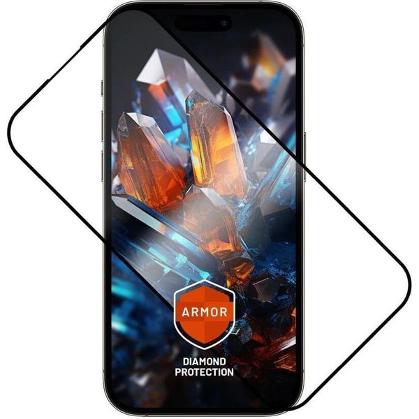 Fixed Fixed Armor | Screen Protector | Apple | Iphone 15 Plus/Iphone16 Plus | Tempered Glass | Black-image