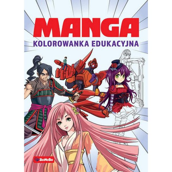 Libro Da Colorare Manga - Sforzo Collettivo (Bildung FüR Kinder Auf Polnisch)-image