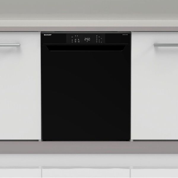 Sharp - QW-NA1CU47DB-EN - Lavastoviglie Sottopiano - 60 Cm - Nero-image
