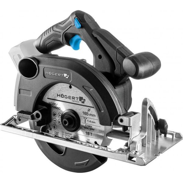 Sega Circolare A Batteria HöGert Brushless 18V 165 Mm Senza Batteria-image