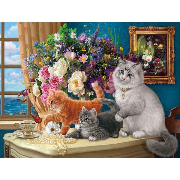 Sunsout Puzzle Xxl Pezzi - Tableau Gattino - 500 Pezzi-image