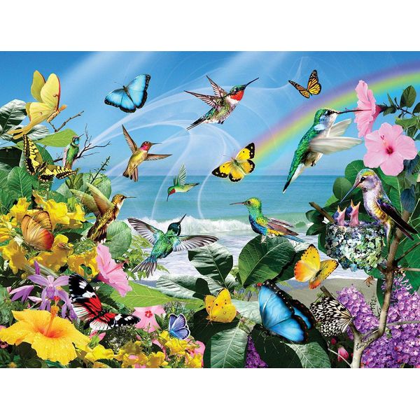 Sunsout Puzzle Xxl Teile - Lori Schory - Colibrì Sulla Spiaggia - 500 Teile-image