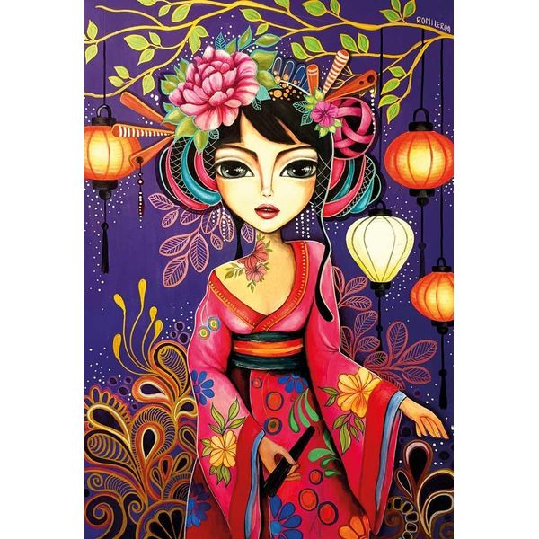 Magnolia Puzzle Geisha - Puzzle Artistico Da 1000 Pezzi-image