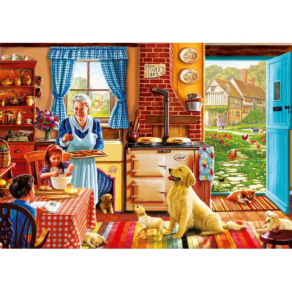 Puzzle Bluebird Puzzle Cottage Interior - 300 Teile Bunt-image