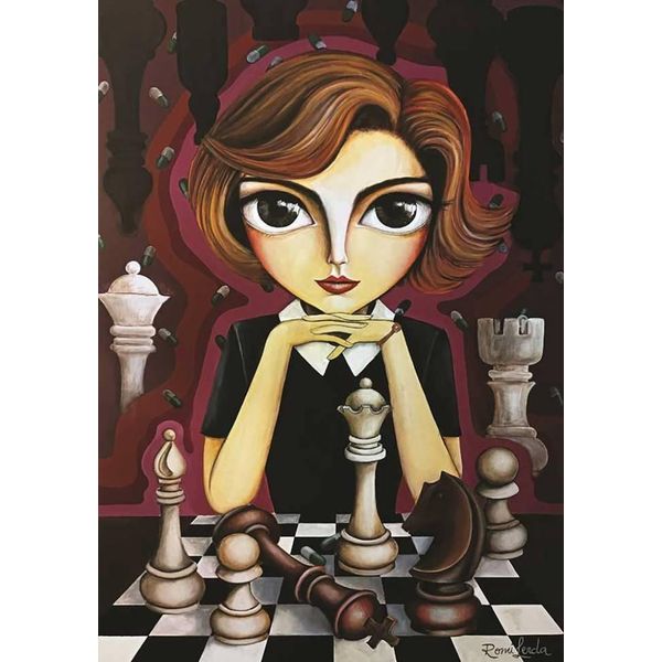Magnolia Puzzle The Queen's Gambit - 1000 Teile Jigsaw Puzzle-image