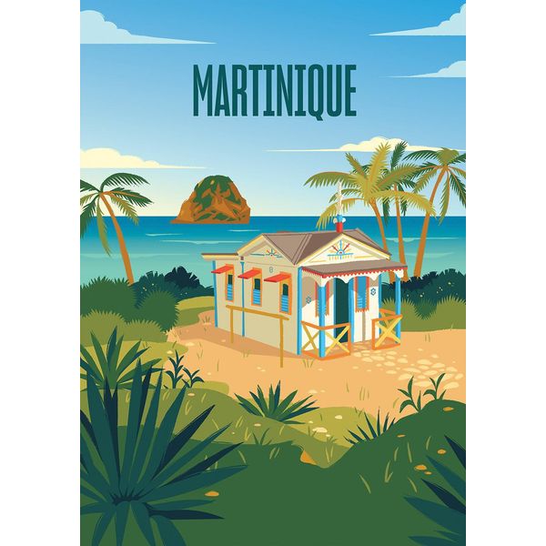 Hachette Puzzle Martinique Holiday - Gioco Di Puzzle Da 500 Pezzi-image