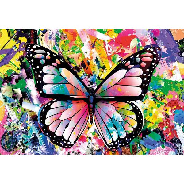 Magnolia Puzzle Farfalla Colorata - 1000 Teile Puzzle-image
