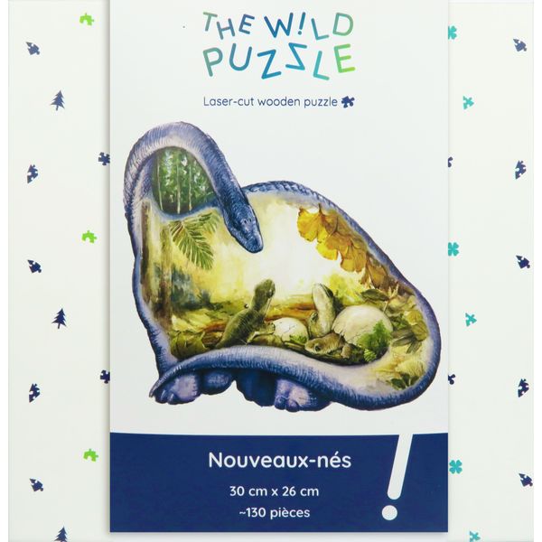 The Wild Puzzle Puzzle In Legno Neonati 130 Pezzi Educativo-image