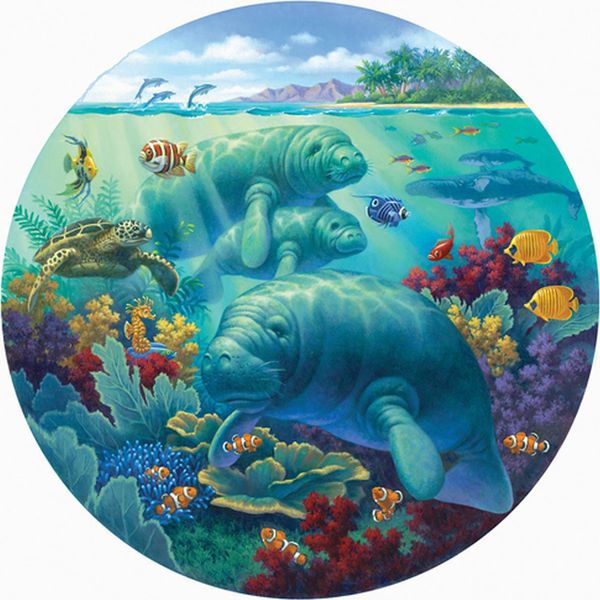 Sunsout Puzzle Xxl - Manatee Beach - 500 Pezzi-image