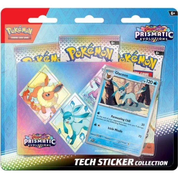 PokéMon Tcg: Collezione Di Adesivi Tecnici Evoluzioni Prismatiche SV8.5-image