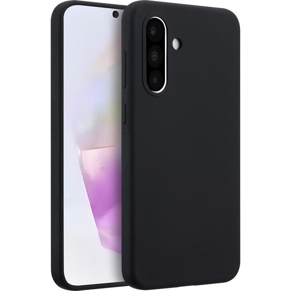 Samsung Galaxy A36/Samsung Galaxy A56 Custodia - Silicone - Custodia Morbida Accezz/Copertura Posteriore - Nero-image