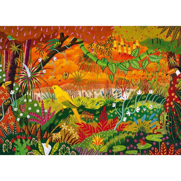 Pezzi & Pace Puzzle Golden Conure - Giocattolo Colorato Da 1000 Pezzi-image