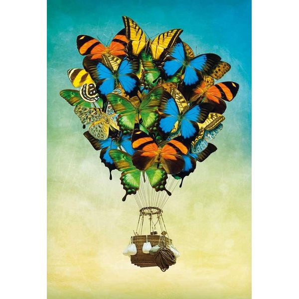 Magnolia Puzzle Butterfly Balloon - Giocattolo Colorato Da 1000 Pezzi-image