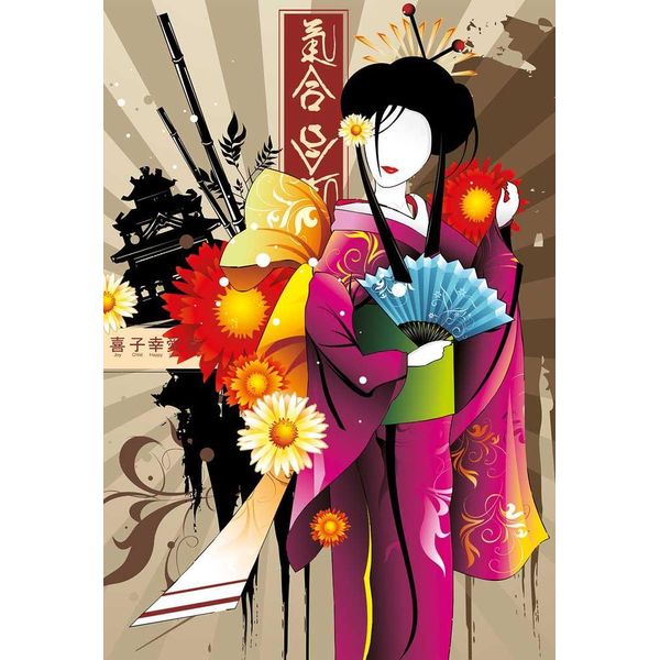 Magnolia Puzzle Geisha - 1000 Pezzi Di Puzzle Colorati E Divertenti-image
