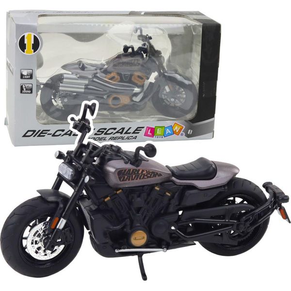 Moto Chopper Con Luci E Suoni 1:12-image