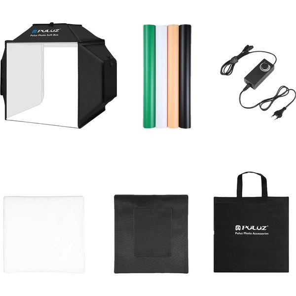 Puluz Photo Studio Light Box, Luminosità 72W, Temperatura Colore 5500K, Spina Ue 40CM-image