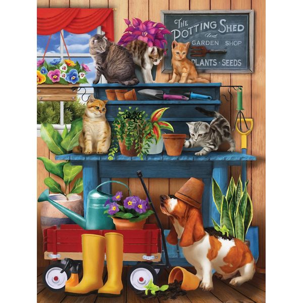 Sunsout Puzzle Xxl Teile - Guai Nel Capannone - 300 Teile-image