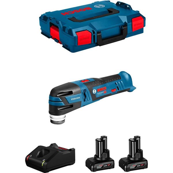 Taglierina Multipla Bosch Gop 12V-28 (2 X 6,0 Ah + GAL12V-40 + L-Boxx 102)-image