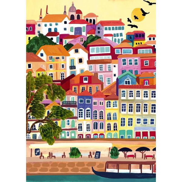 Pezzi & Pace Puzzle Porto Portogallo 1000 Pezzi Giocattolo Colorato-image