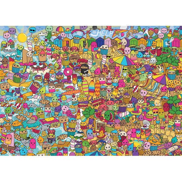 Gibsons Torte Puzzle Con Facce - Dolce Ritiro - 1000 Teile Puzzlespaß-image