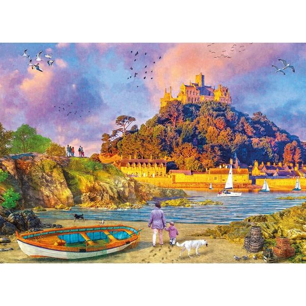 Gibsons Puzzle St Michael's Mount - 1000 Teile Puzzle Spaß-image