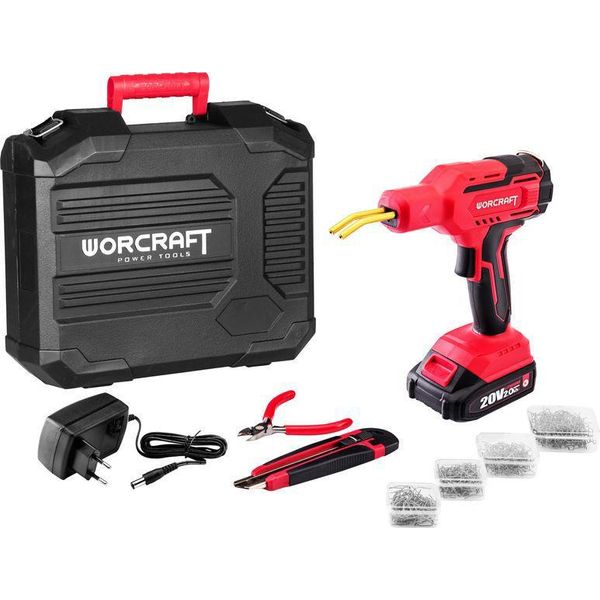 Worcraft Cpw-S20Lim Pistola Di Saldatura A Batteria Per Materie Plastiche Sharesys 1X2,0Ah-image