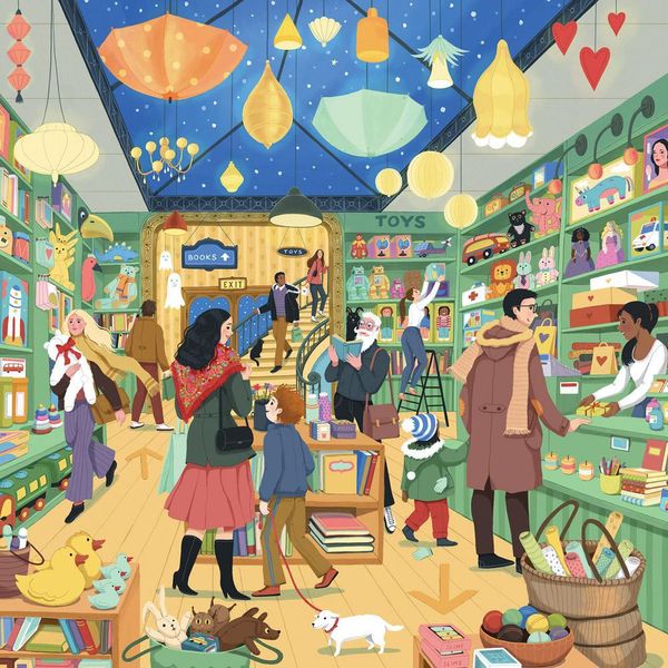 Puzzle Di Pezzi E Pace Shopping Festif - Puzzle Da 1000 Pezzi Per Adulti-image