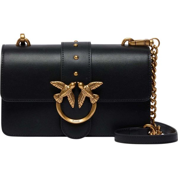 Pinko Borsa A Tracolla Borsa A Tracolla Love One Mini St. Cl. Nero - Antique Gold-image