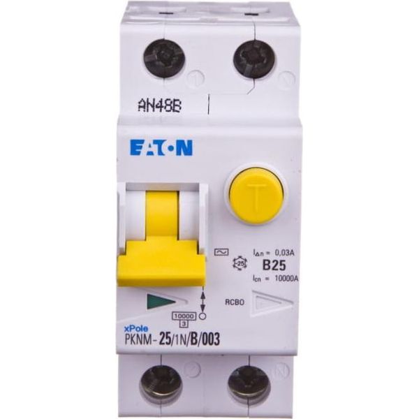 Interruttore Differenziale 2P 25A B 0,03A Tipo Ac Pknm 25/1N/B/0,03 236265-image