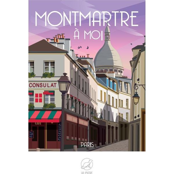 La Loutre Puzzle Montmartre Parigi - 1000 Teile Puzzle-image
