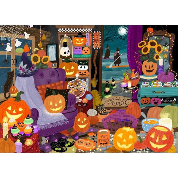 Pezzi E Pace Puzzle Halloween L'ora Delle Streghe - 1500 Teile Puzzle-Spiel-image