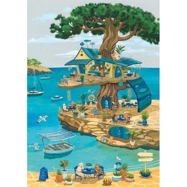Magnolia Puzzle Gatti Sull'albero - Puzzle Da 1000 Pezzi-image