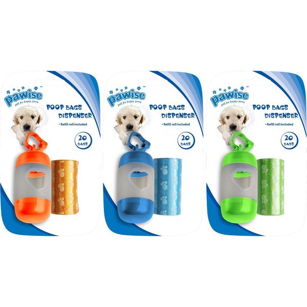 Dispenser Di Sacchetti Per Escrementi Pawise (Incl. 2 X 20 Sacchetti)-image