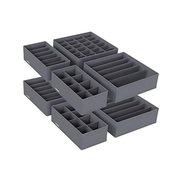 Set Organizer Pieghevole Per Biancheria Intima Da 8 Pezzi Per Cassetti-image