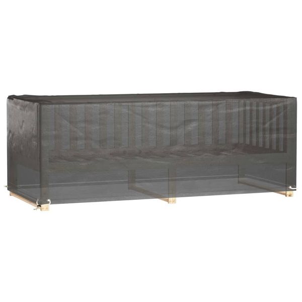 Syfax™ Copri Mobili Giardino 2Pz 8 Occhielli 192X82X65Cm Rettangolare-image