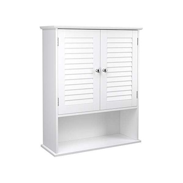 Pensile Con Ripiani Regolabili, Mdf Bianco-image