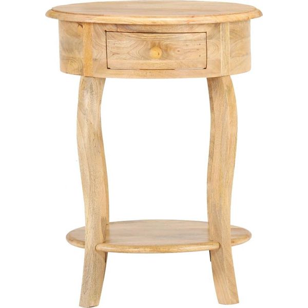 Syfax™ Tavolino Da Salotto 37X37X61 Cm In Legno Massello Di Mango-image