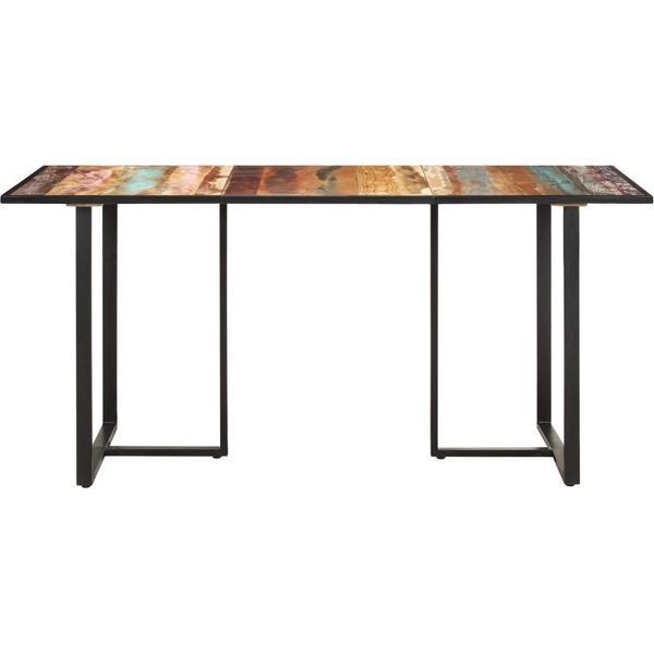 Syfax™ Tavolo Da Pranzo 160 Cm In Legno Massello Di Recupero-image