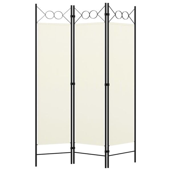 Syfax™ Paravento A 3 Pannelli Bianco 120X180 Cm-image