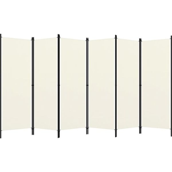 Syfax™ Paravento A 6 Pannelli Bianco 300X180 Cm-image