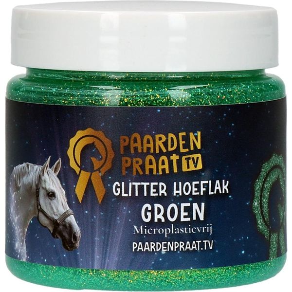 Paardenpraat Tv Glitter Zoccolo Lucido Verde-image