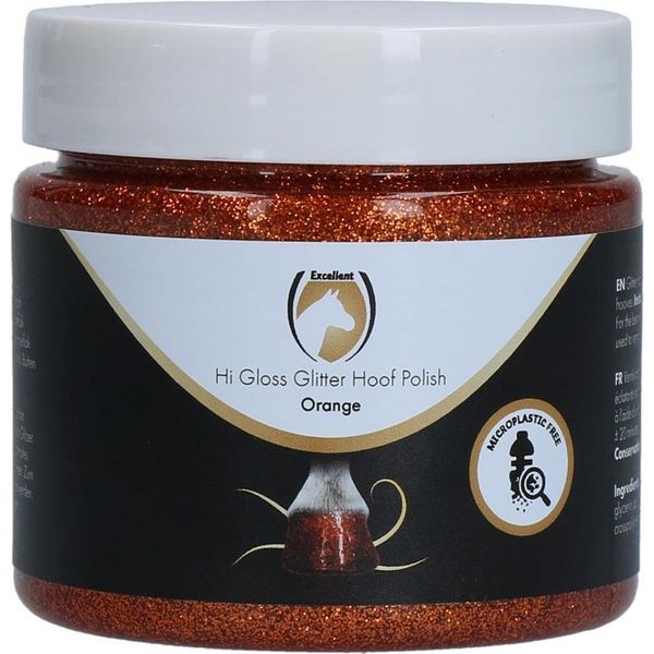 Eccellente Smalto Per Zoccoli Glitter Hi Gloss Arancione 150 Ml-image