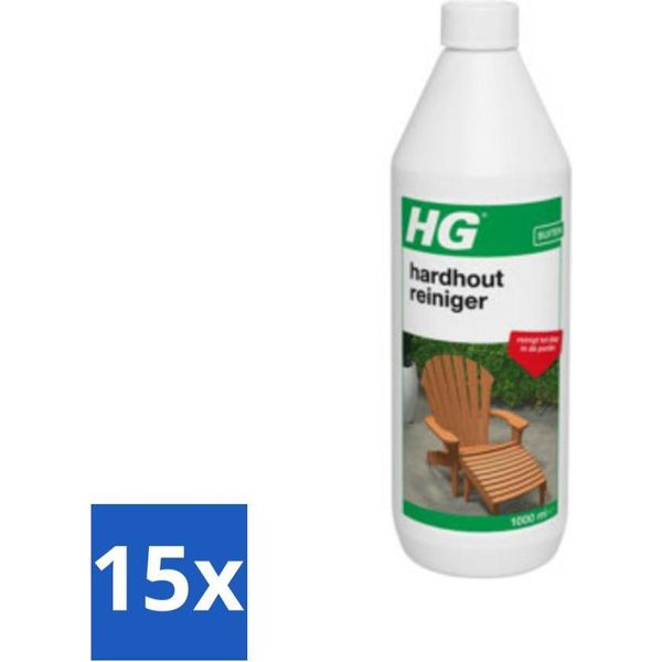 Detergente Per Legno Duro Hg 1 Litro - Confezione Risparmio - 15 Pezzi-image