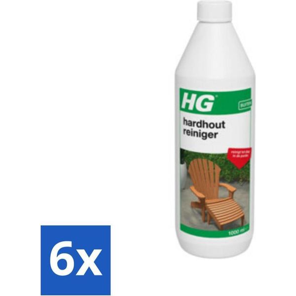Detergente Per Legno Duro Hg 1 Litro - Confezione Risparmio - 6 Pezzi-image