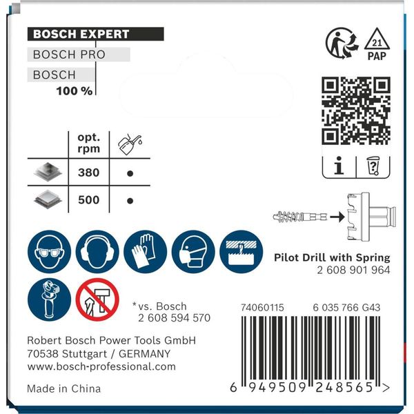 1X Segatrice Expert Sheet Metal Pc Plus (Per Lamiere In Acciaio Inox, Lamiere In Acciaio, Ø 32 Mm, Accessori Di Foratura Professionali)-image
