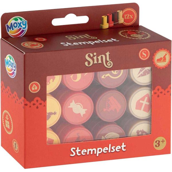 Gruppo Creativo Di Bricolage Timbri Autoinchiostranti Sinterklaas – 12 Pezzi.-image