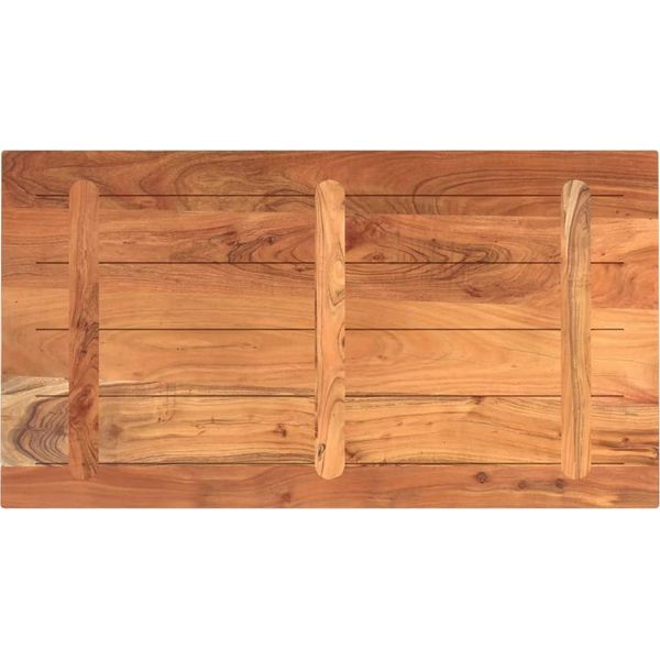 Syfax™ Piano Tavolo 100X60X3,8 Cm Rettangolare Legno Massello Acacia-image