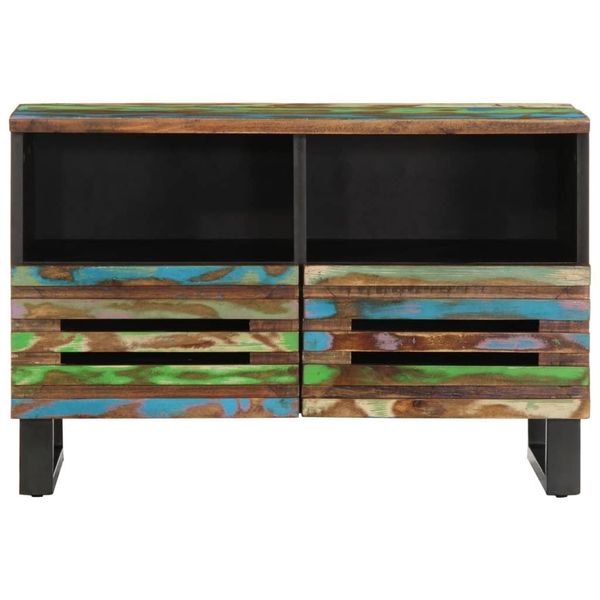 Syfax™ Mobile Porta Tv 70X34X46 Cm In Legno Massello Di Acacia-image