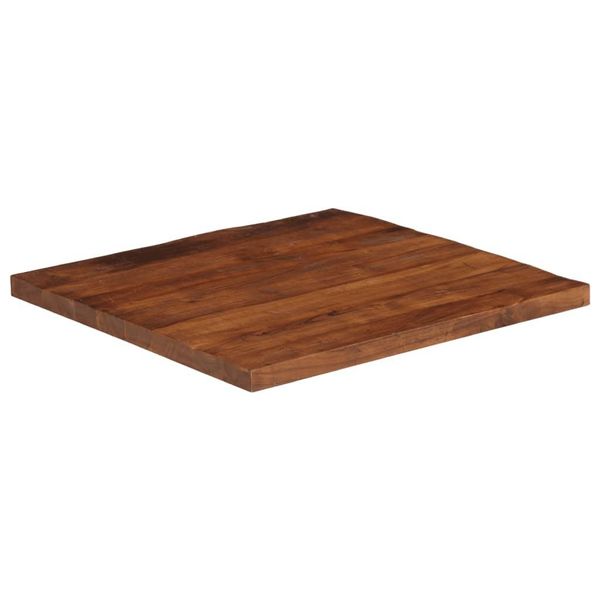 Syfax™ Piano Tavolo 70X70X2,5 Cm Quadrato Legno Massello Di Recupero-image